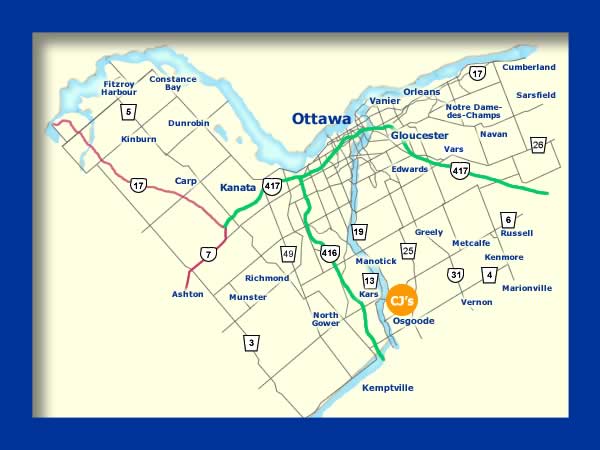 Map of Ottawa